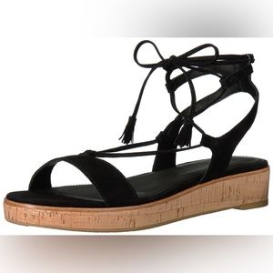 Frye Women's Miranda Suede Gladiator Wedge Sandal
